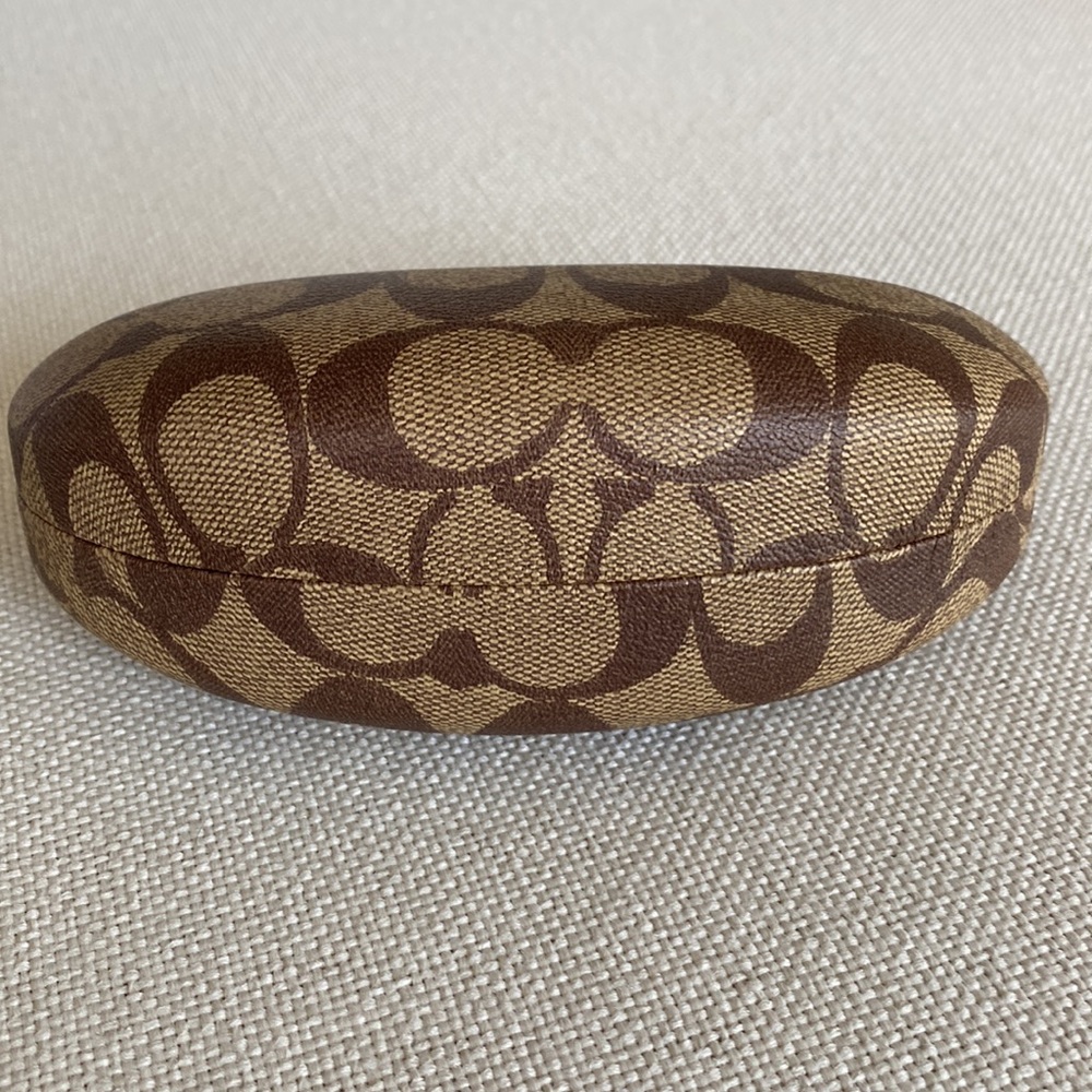 Coach Monogrammed Eyeglass or Sunglasses Hard Case